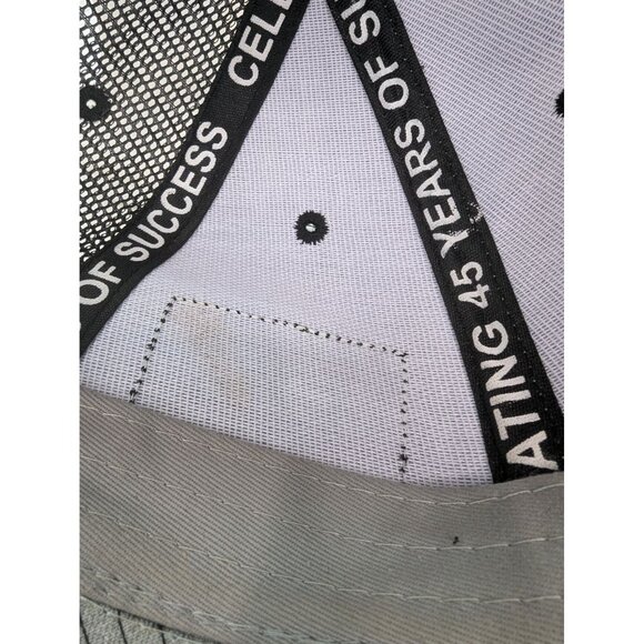 Bennett Safety Is Priority One 45 Years Men Gray Mesh Back Adj Strap Back Cap - Picture 8 of 9